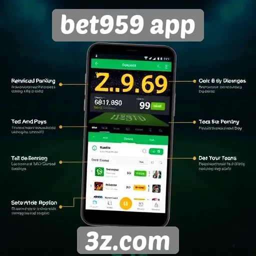Características principais do bet959 app